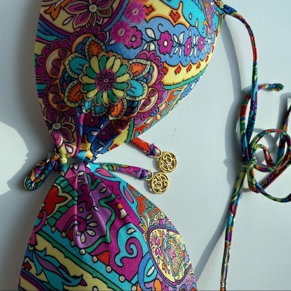 Luli Fama Pachanga Molded Cup Bikini Top XLarge - Picture 6 of 10